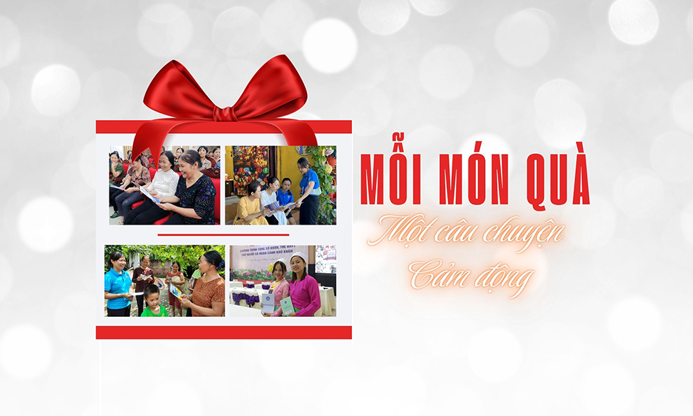 Mỗi món quà, một câu chuyện cảm động