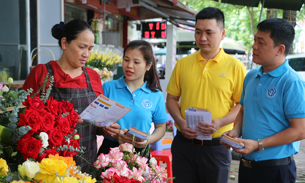 Tổ chức Lễ Ra quân hưởng ứng Tháng Vận động, triển khai BHXH toàn dân