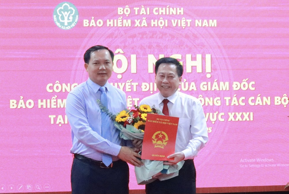 Bổ nhiệm ông Phạm Minh Dương giữ chức Giám đốc BHXH khu vực XXXI

