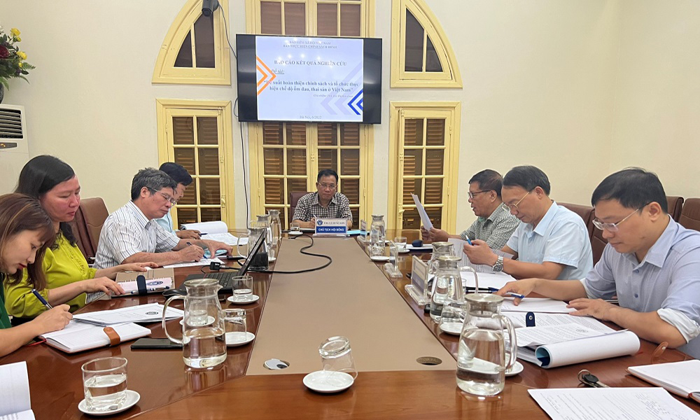 Hoàn thiện chính sách và tổ chức thực hiện chế độ ốm đau, thai sản ở Việt Nam