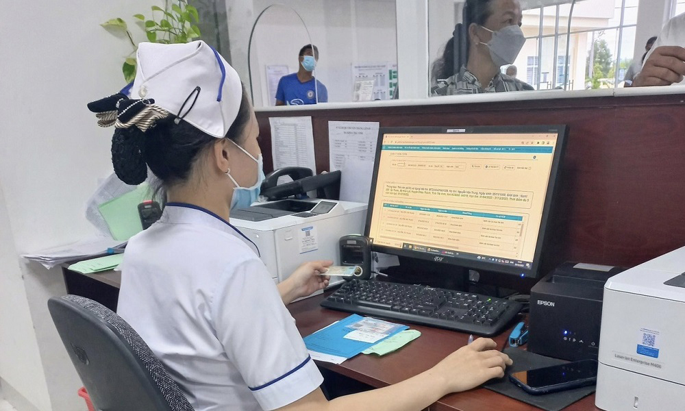 Trà Vinh: Gần 268.000 lượt người KCB BHYT bằng CCCD gắn chip