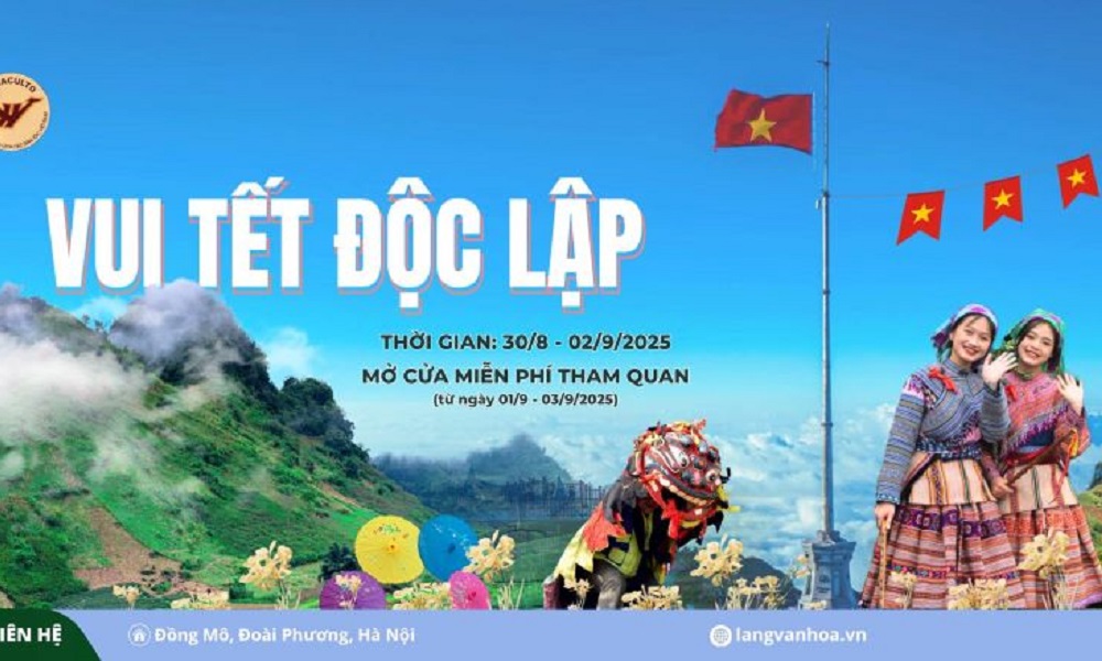 “Vui Tết độc lập” tại Làng Văn hóa - Du lịch các dân tộc Việt Nam