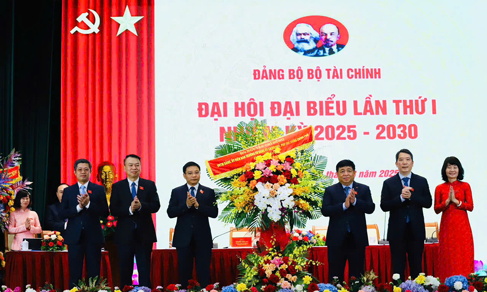 Đảng bộ Bộ Tài chính tổ chức Đại hội đại biểu lần thứ I, nhiệm kỳ 2025-2030