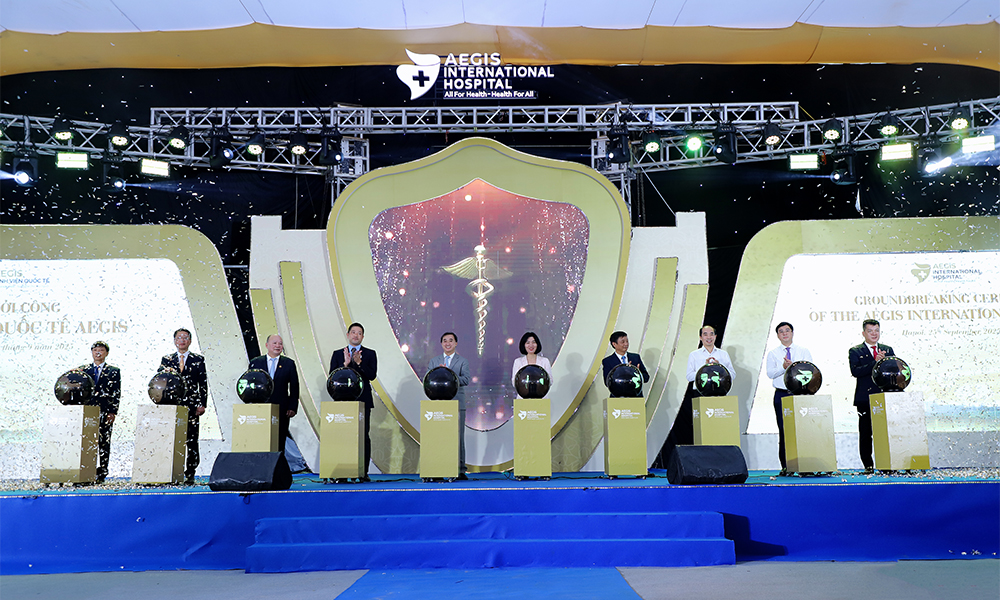 Khởi công Bệnh viện Quốc tế AEGIS quy mô 4.500 tỷ tại cửa ngõ phía Nam Hà Nội