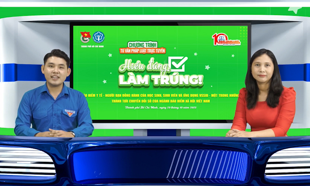 TP.HCM: Livestream BHYT HSSV và VssID-BHXH số thu hút gần 10.000 bạn trẻ tiếp cận