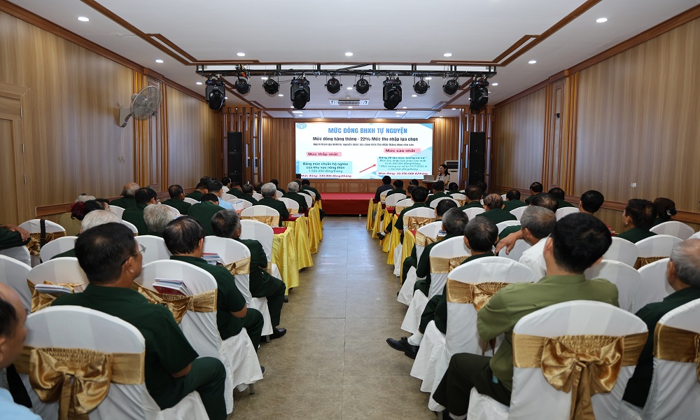 Hà Tĩnh: Phát huy vai trò Hội Cựu chiến binh trong tuyên truyền chính sách BHXH, BHYT
