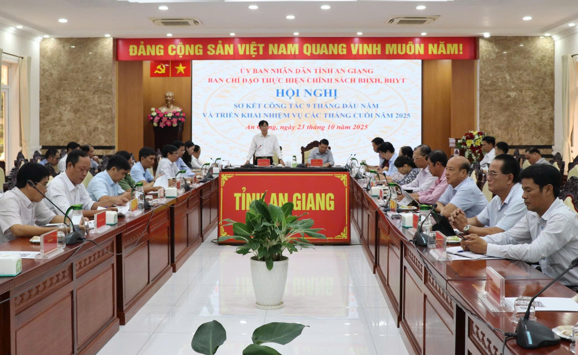 Ban Chỉ đạo thực hiện chính sách BHXH, BHYT tỉnh An Giang triển khai nhiệm vụ 3 tháng cuối năm