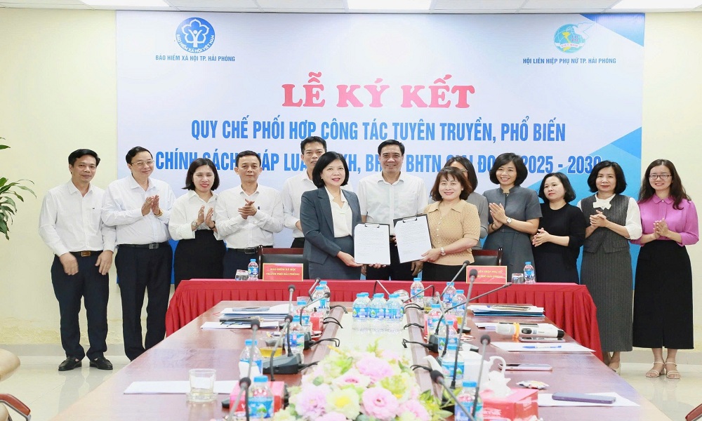 Tăng cường phối hợp công tác tuyên truyền giữa cơ quan BHXH và Hội Liên hiệp phụ nữ TP. Hải Phòng
