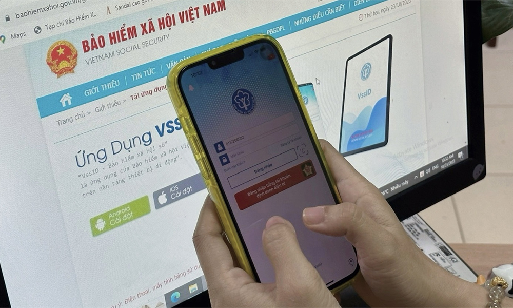 Hơn 1,75 triệu lượt đăng nhập ứng dụng VssID bằng tài khoản VNeID