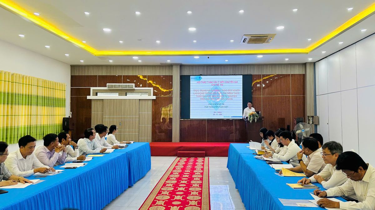 Sóc Trăng: Hội thảo lấy ý kiến đóng góp đề tài nghiên cứu khoa học về BHXH tự nguyện