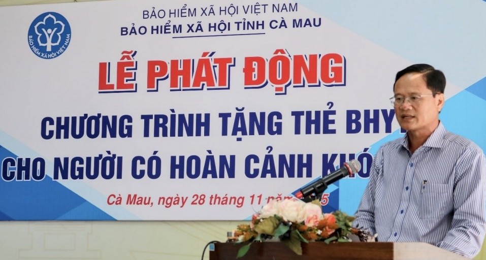 Cà Mau: Hơn 3.900 thẻ BHYT đến tay người dân có hoàn cảnh khó khăn