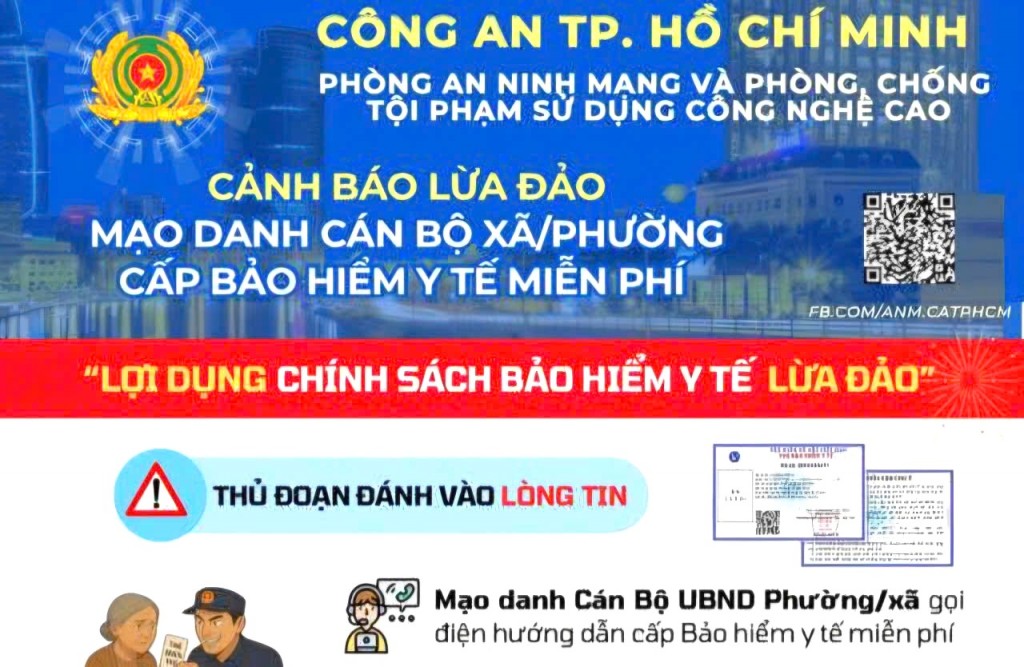 Giả cán bộ phường, xã gọi điện cấp thẻ bảo hiểm y tế để lừa người dân