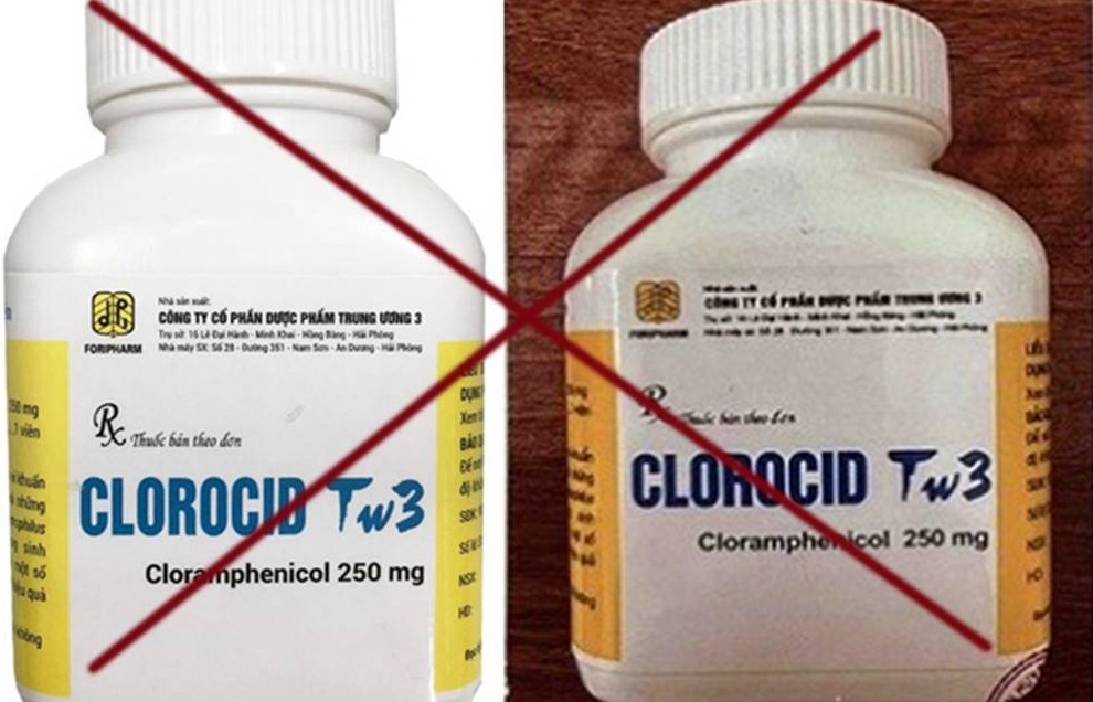 Bộ Y tế cảnh báo thuốc Clorocid TW3 giả mạo, chỉ đạo khẩn trương thu hồi