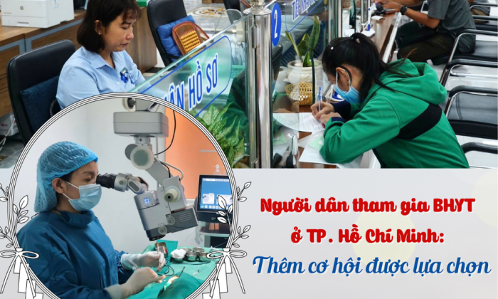 Người dân tham gia BHYT ở TP. Hồ Chí Minh: Thêm cơ hội được lựa chọn