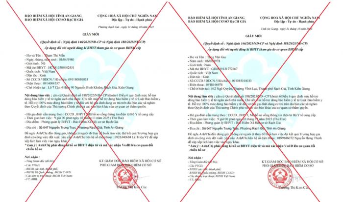 Vẫn "rộ" vấn nạn giả mạo cơ quan bảo hiểm xã hội để lừa đảo
