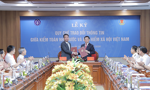 BHXH Việt Nam và Kiểm toán Nhà nước ký quy chế trao đổi thông tin