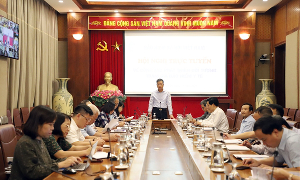 Hội nghị trực tuyến về công tác phát triển đối tượng tham gia BHYT