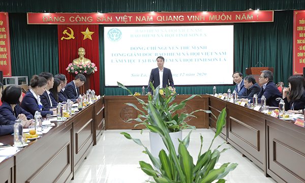 Tổng Giám đốc BHXH Việt Nam làm việc tại BHXH các tỉnh Điện Biên và Sơn La