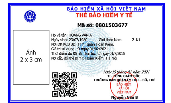 Thẻ BHYT theo mẫu mới được đưa vào sử dụng từ 1/4